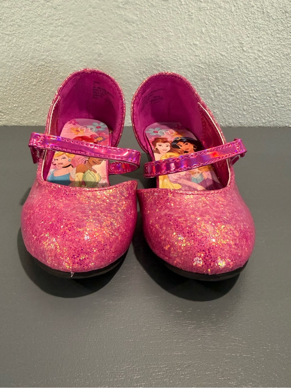 Disney Princess - Girls Sparkle Mary Jane Dress Shoes - Pink - Picture 6 of 9